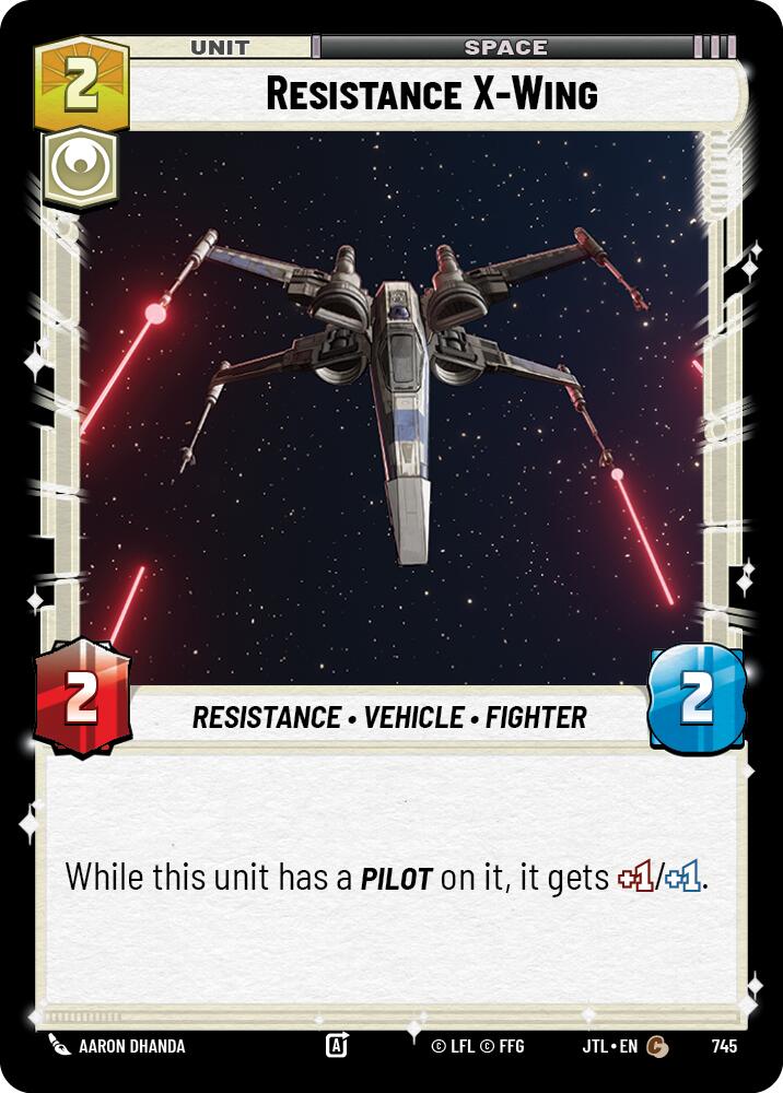 Resistance X-Wing (745) (745) [Jump to Lightspeed] | Fandemonia Ltd