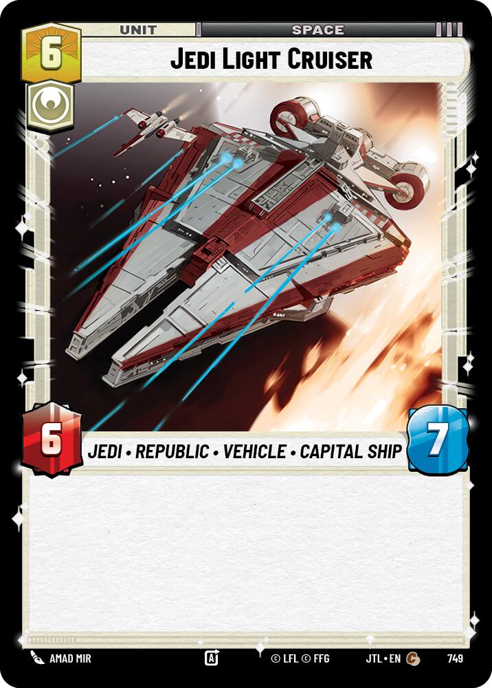 Jedi Light Cruiser (749) (749) [Jump to Lightspeed] | Fandemonia Ltd