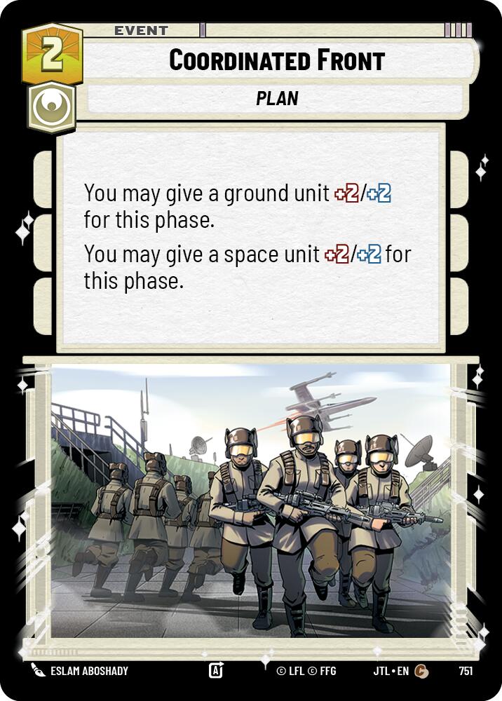 Coordinated Front (751) (751) [Jump to Lightspeed] | Fandemonia Ltd