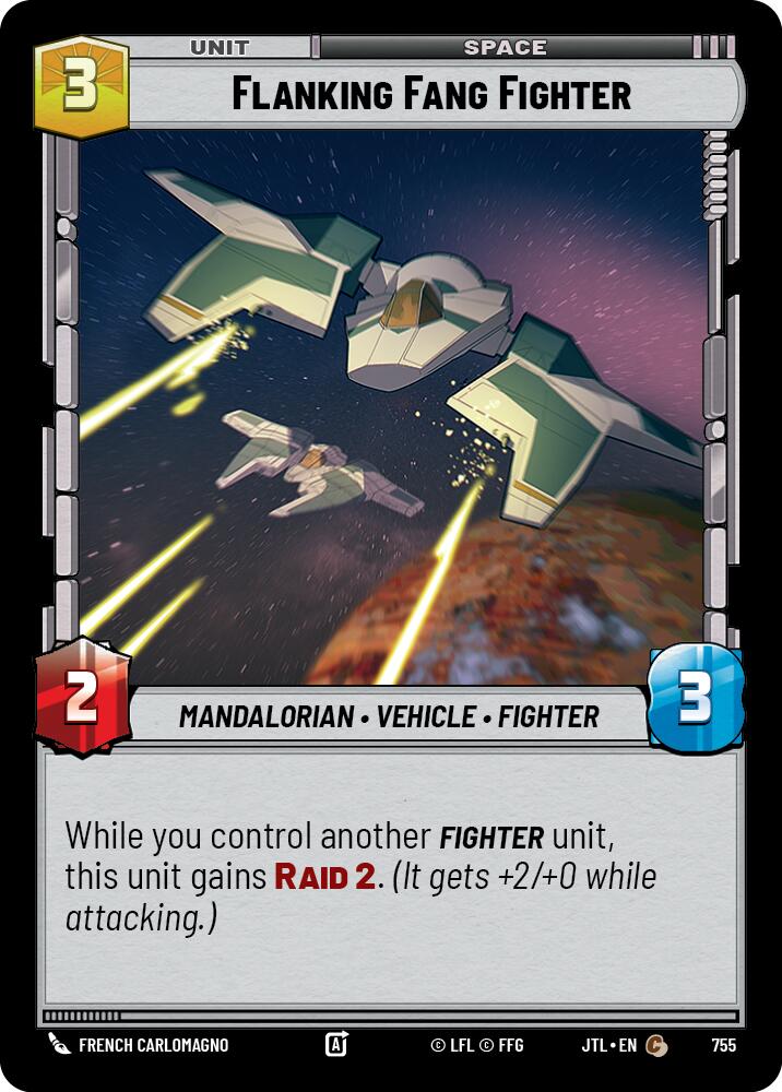 Flanking Fang Fighter (755) (755) [Jump to Lightspeed] | Fandemonia Ltd