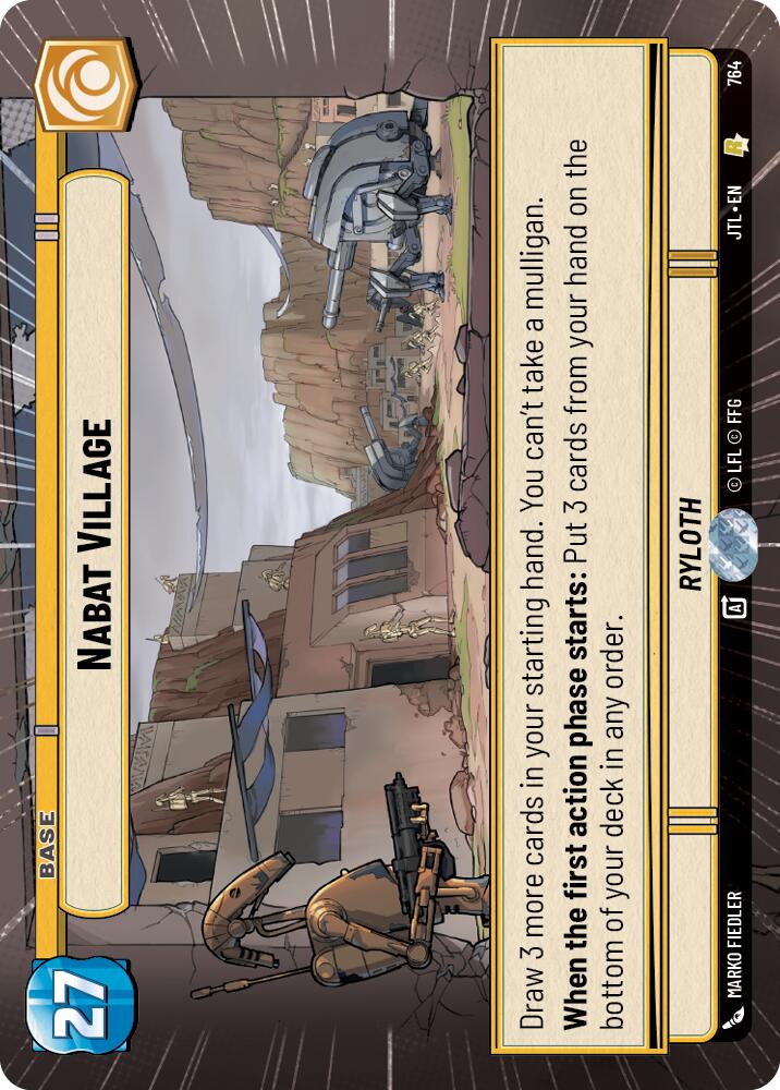 Nabat Village (764) (Hyperspace Foil) (764) [Jump to Lightspeed] | Fandemonia Ltd
