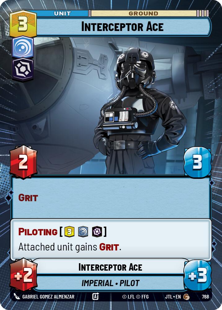 Interceptor Ace (768) (Hyperspace Foil) (768) [Jump to Lightspeed] | Fandemonia Ltd