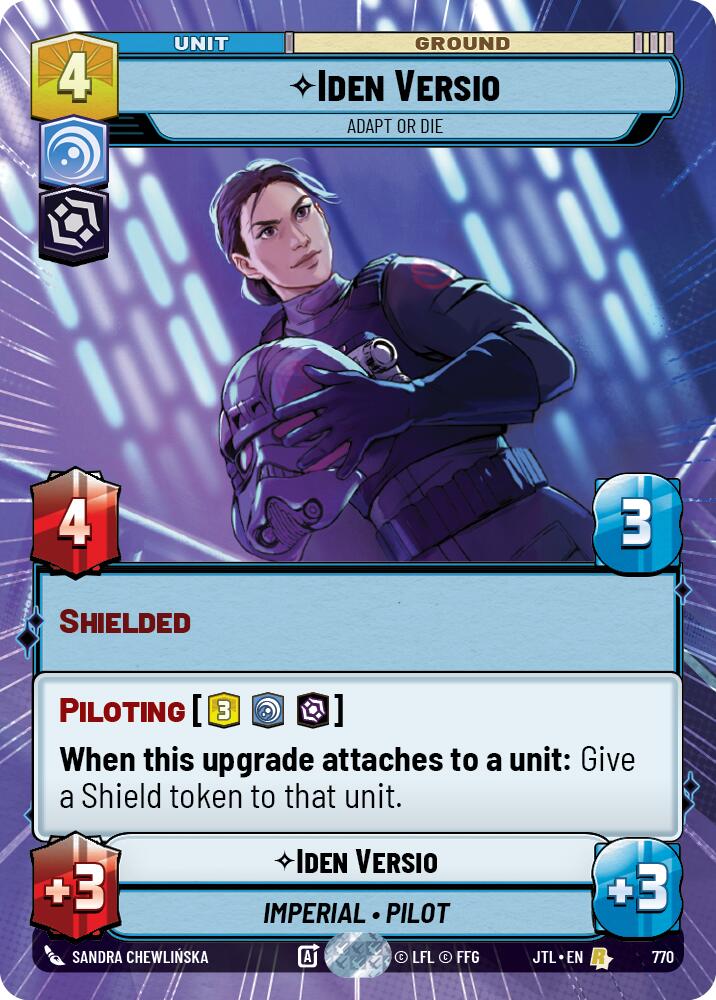 Iden Versio - Adapt or Die (770) (Hyperspace Foil) (770) [Jump to Lightspeed] | Fandemonia Ltd