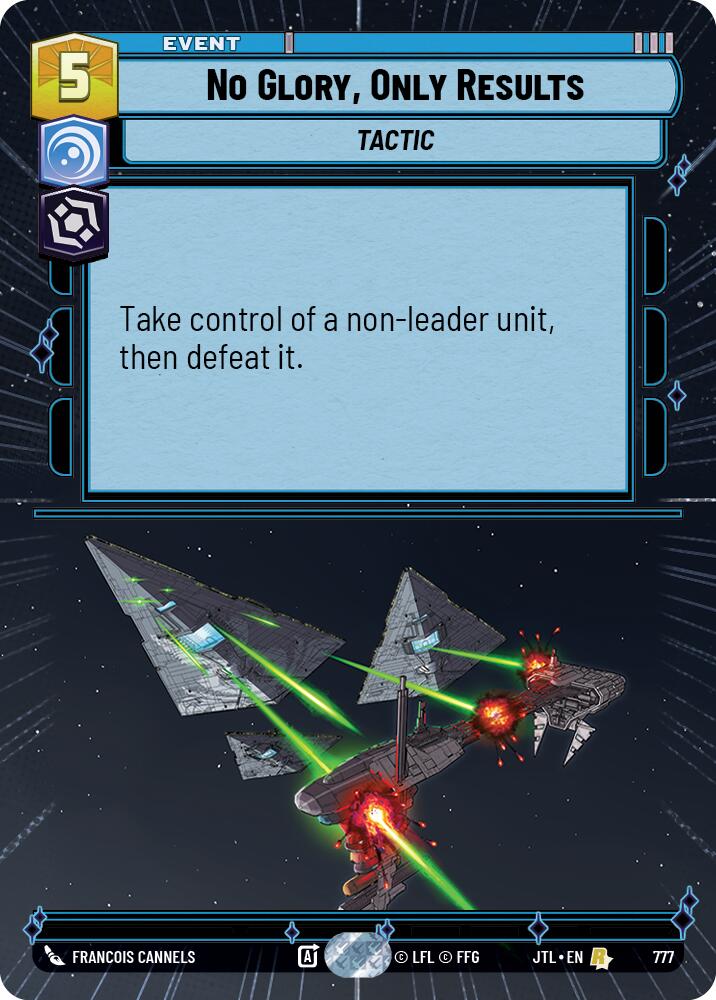No Glory, Only Results (777) (Hyperspace Foil) (777) [Jump to Lightspeed] | Fandemonia Ltd
