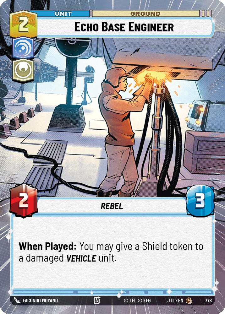 Echo Base Engineer (778) (Hyperspace Foil) (778) [Jump to Lightspeed] | Fandemonia Ltd