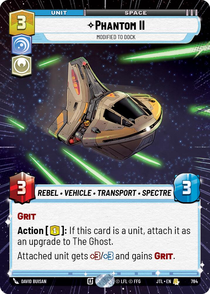Phantom II - Modified to Dock (784) (Hyperspace Foil) (784) [Jump to Lightspeed] | Fandemonia Ltd