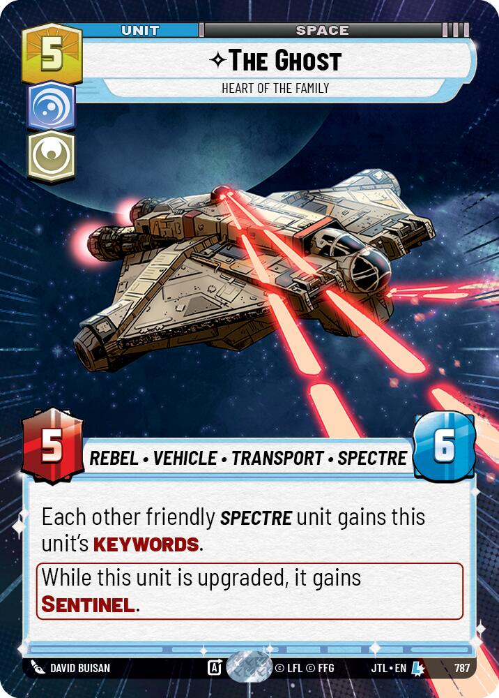 The Ghost - Heart of the Family (787) (Hyperspace Foil) (787) [Jump to Lightspeed] | Fandemonia Ltd