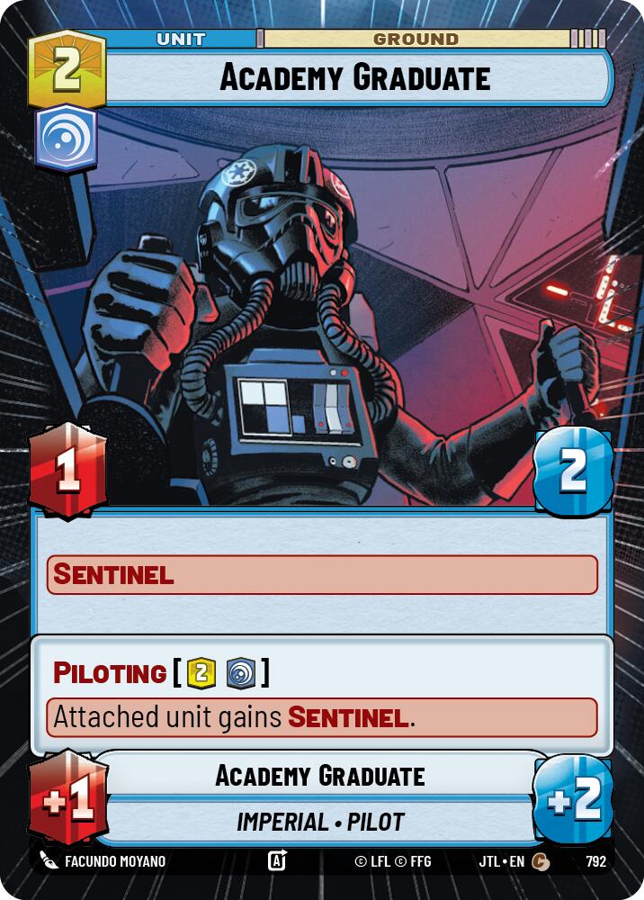Academy Graduate (792) (Hyperspace Foil) (792) [Jump to Lightspeed] | Fandemonia Ltd