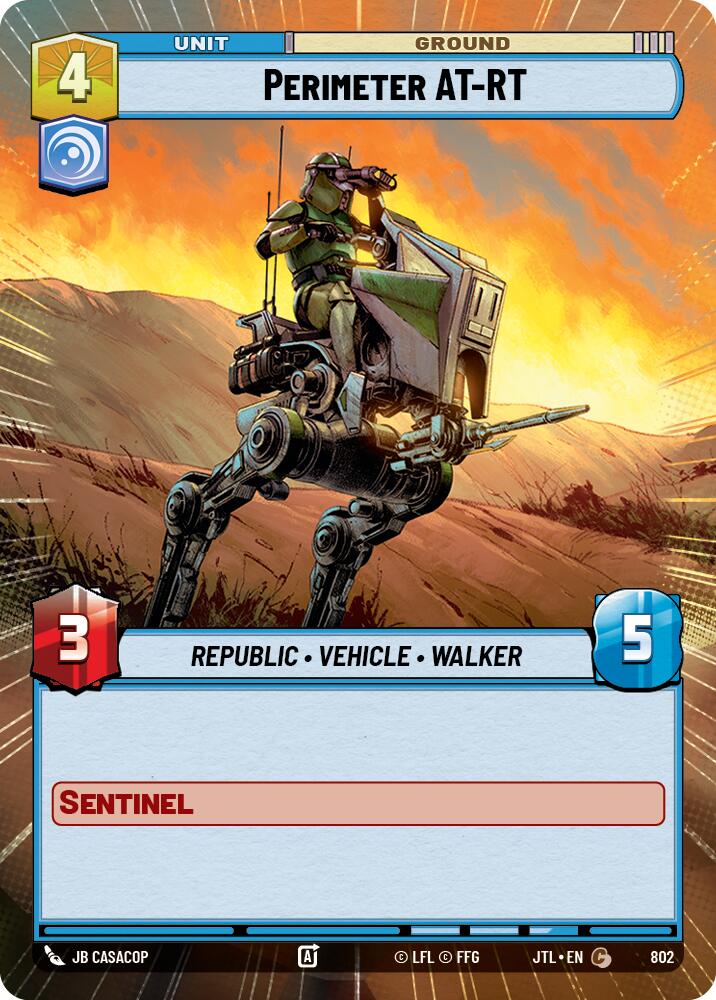 Perimeter AT-RT (802) (Hyperspace Foil) (802) [Jump to Lightspeed] | Fandemonia Ltd