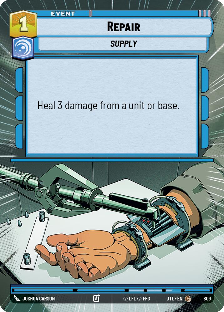 Repair (809) (Hyperspace Foil) (809) [Jump to Lightspeed] | Fandemonia Ltd