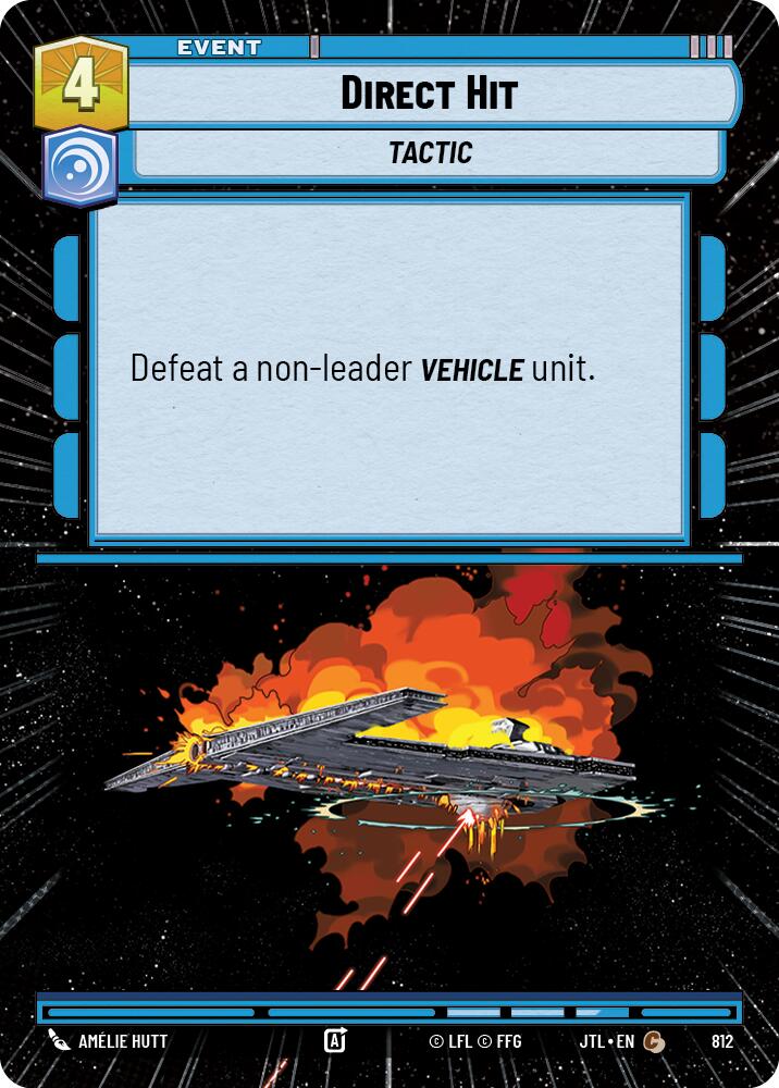 Direct Hit (812) (Hyperspace Foil) (812) [Jump to Lightspeed] | Fandemonia Ltd