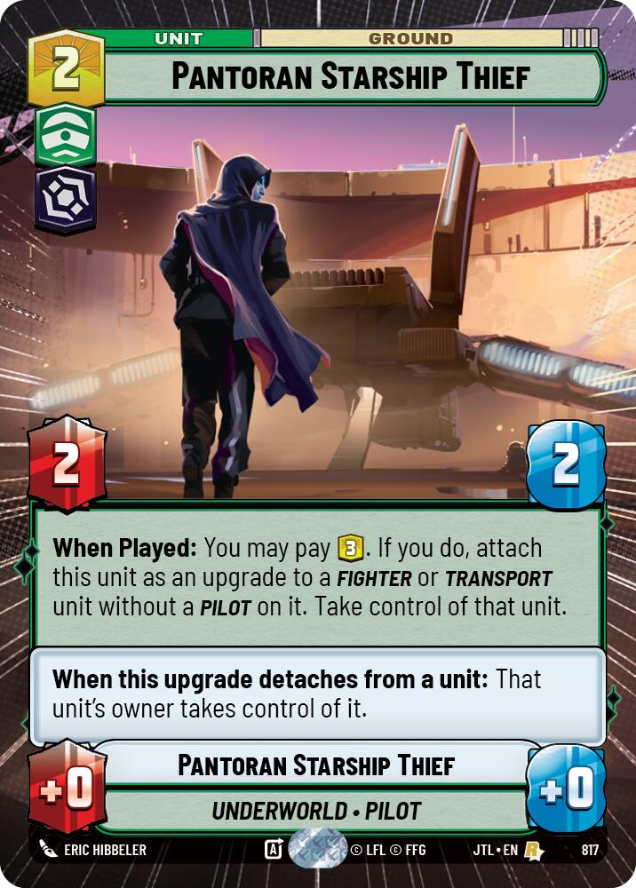 Pantoran Starship Thief (817) (Hyperspace Foil) (817) [Jump to Lightspeed] | Fandemonia Ltd