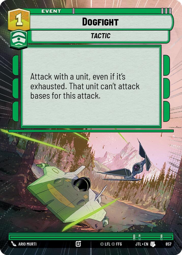 Dogfight (857) (Hyperspace Foil) (857) [Jump to Lightspeed] | Fandemonia Ltd