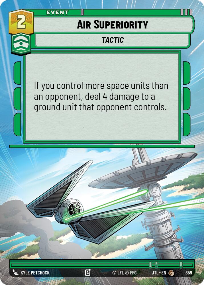Air Superiority (859) (Hyperspace Foil) (859) [Jump to Lightspeed] | Fandemonia Ltd