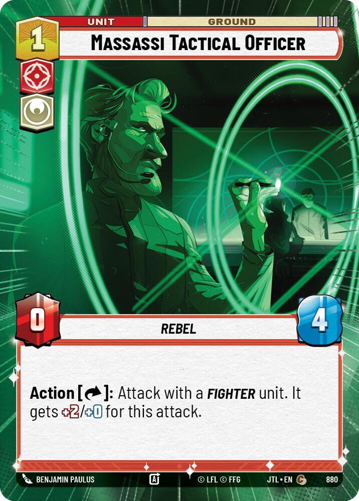 Massassi Tactical Officer (880) (Hyperspace Foil) (880) [Jump to Lightspeed] | Fandemonia Ltd