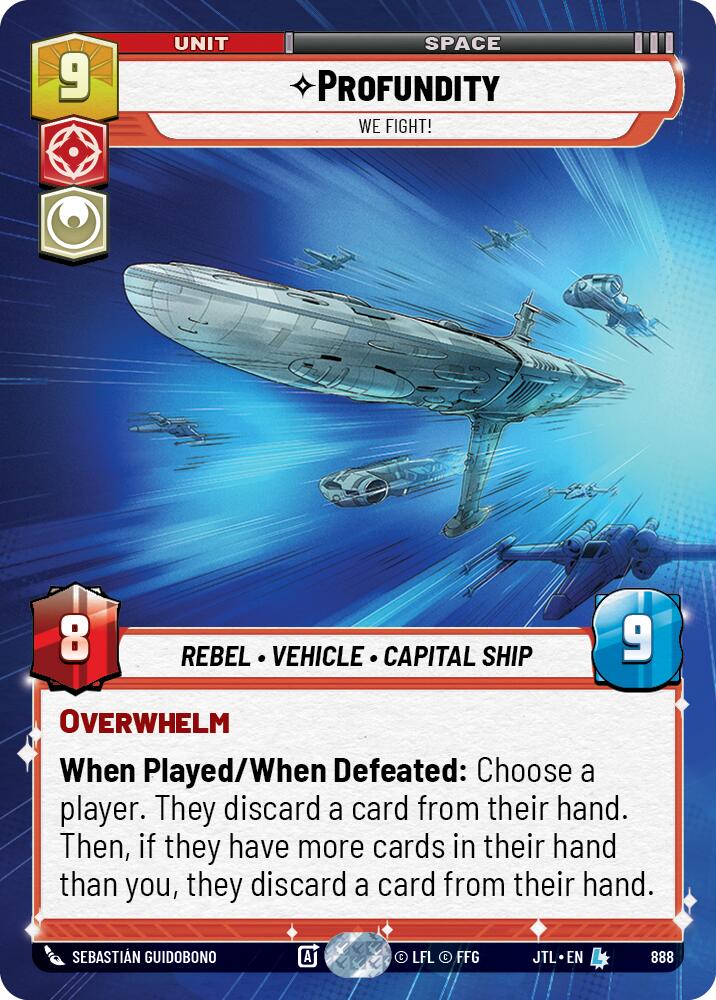 Profundity - We Fight! (888) (Hyperspace Foil) (888) [Jump to Lightspeed] | Fandemonia Ltd
