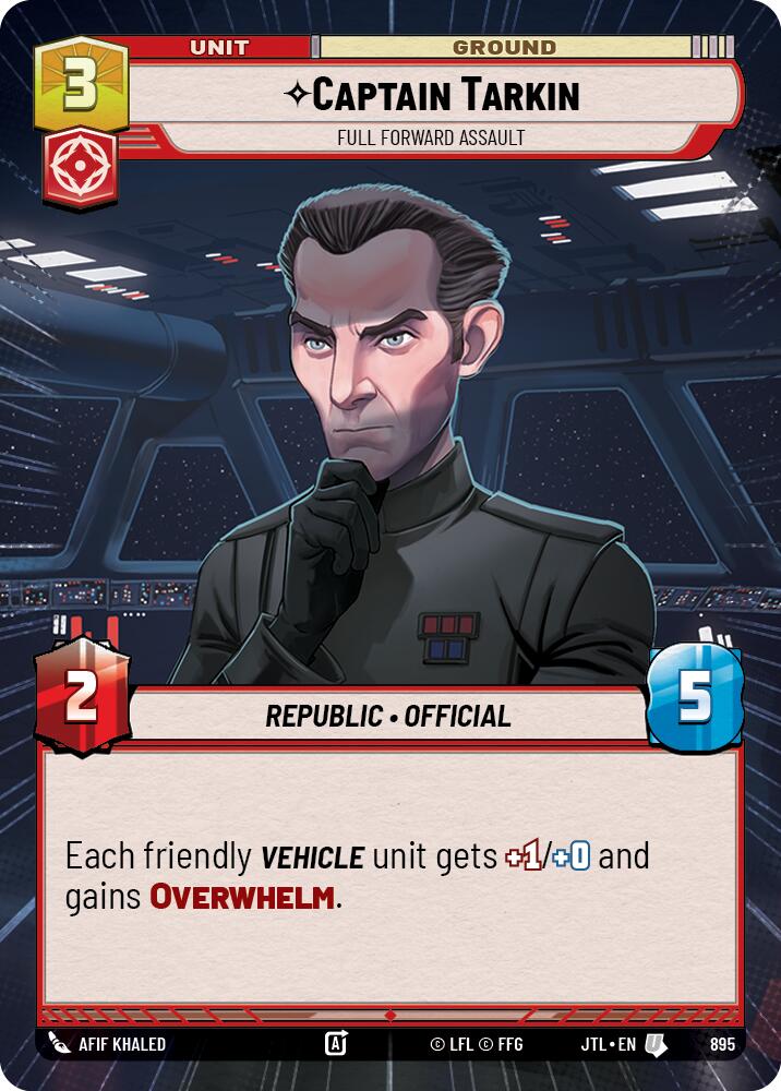 Captain Tarkin - Full Forward Assault (895) (Hyperspace Foil) (895) [Jump to Lightspeed] | Fandemonia Ltd