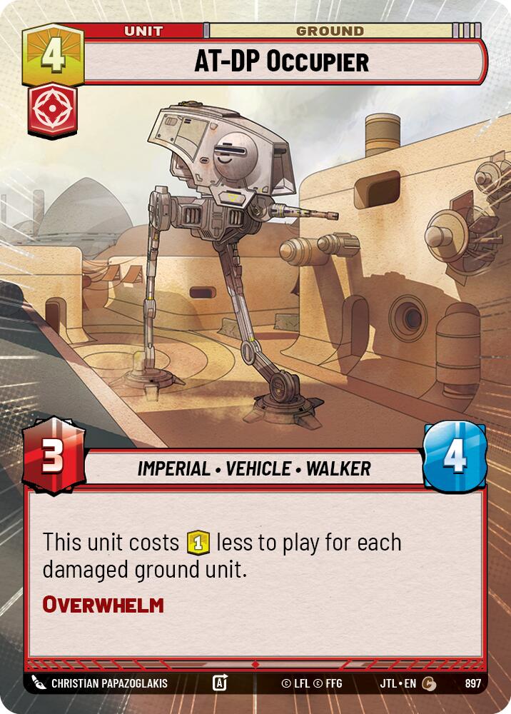 AT-DP Occupier (897) (Hyperspace Foil) (897) [Jump to Lightspeed] | Fandemonia Ltd
