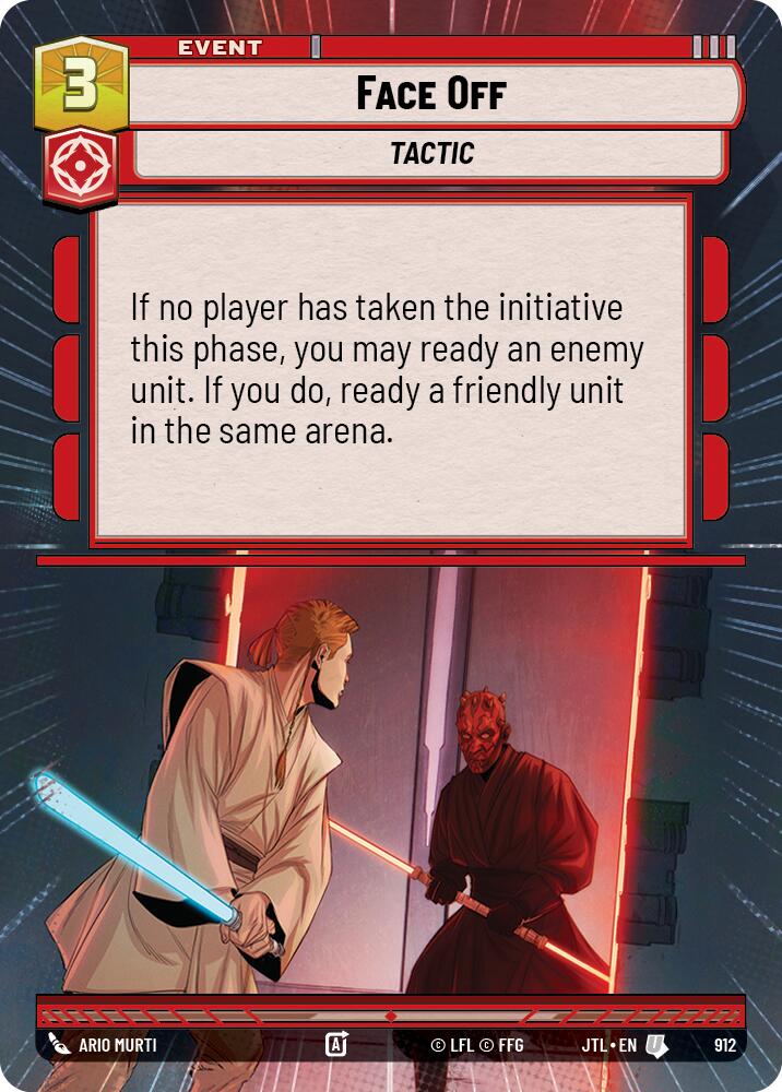 Face Off (912) (Hyperspace Foil) (912) [Jump to Lightspeed] | Fandemonia Ltd