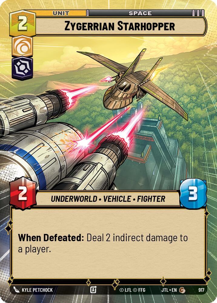 Zygerrian Starhopper (917) (Hyperspace Foil) (917) [Jump to Lightspeed] | Fandemonia Ltd