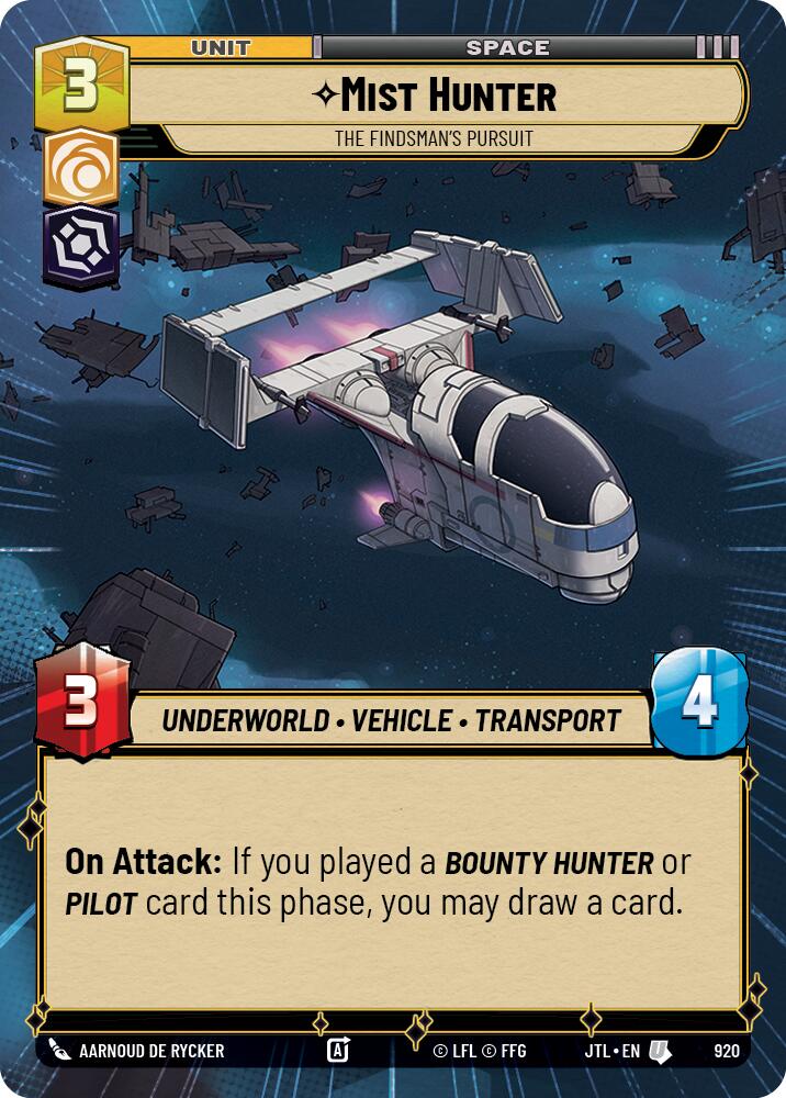 Mist Hunter - The Findsman's Pursuit (920) (Hyperspace Foil) (920) [Jump to Lightspeed] | Fandemonia Ltd