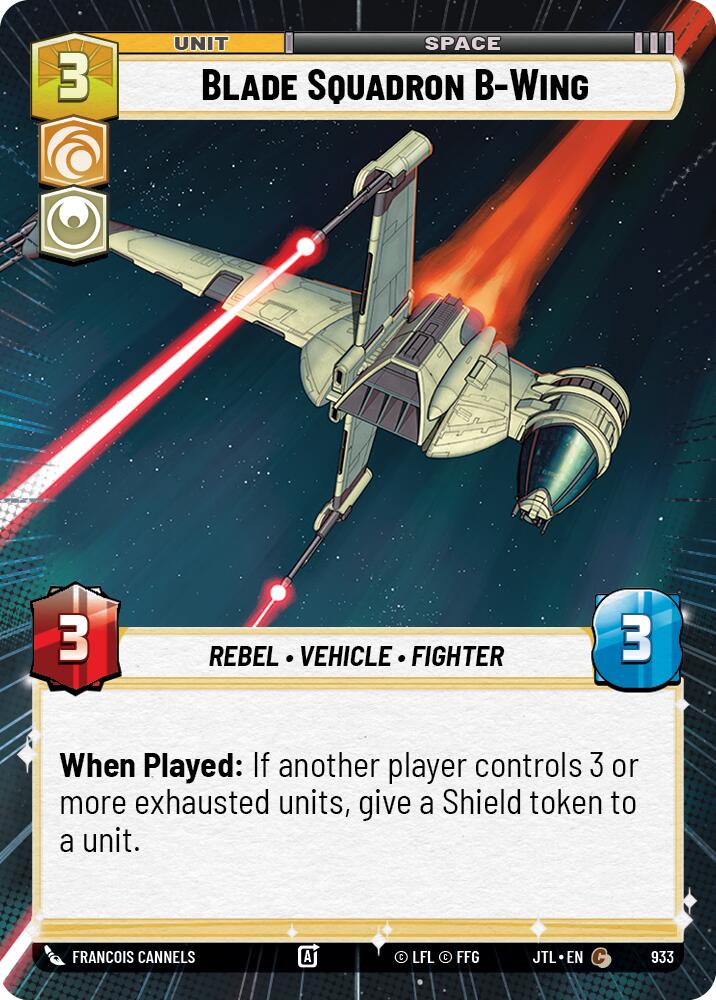 Blade Squadron B-Wing (933) (Hyperspace Foil) (933) [Jump to Lightspeed] | Fandemonia Ltd