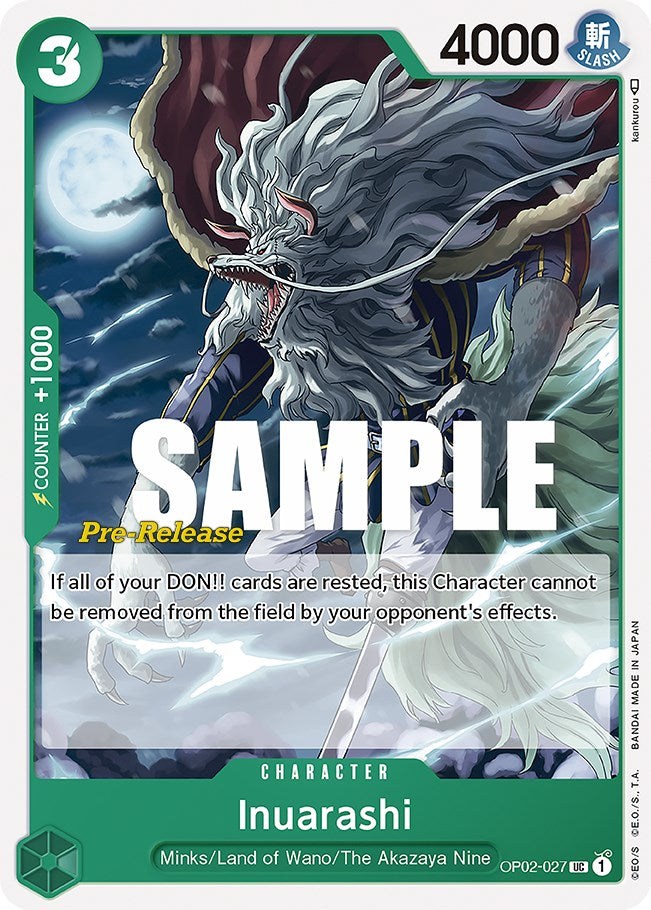Inuarashi [Paramount War Pre-Release Cards] | Fandemonia Ltd