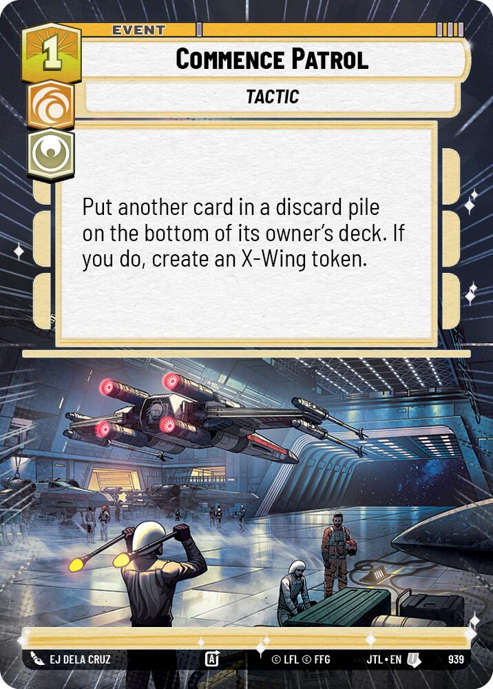 Commence Patrol (939) (Hyperspace Foil) (939) [Jump to Lightspeed] | Fandemonia Ltd