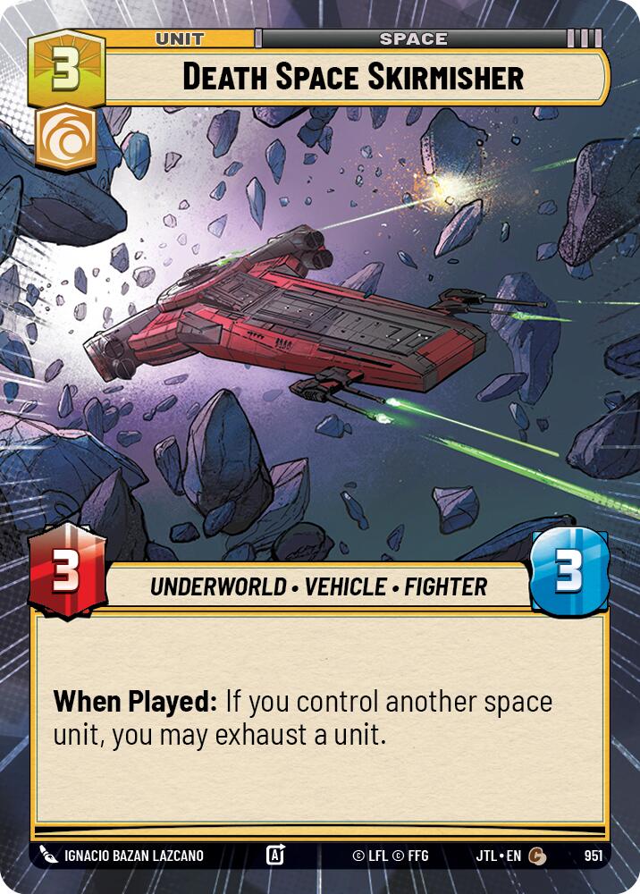 Death Space Skirmisher (951) (Hyperspace Foil) (951) [Jump to Lightspeed] | Fandemonia Ltd