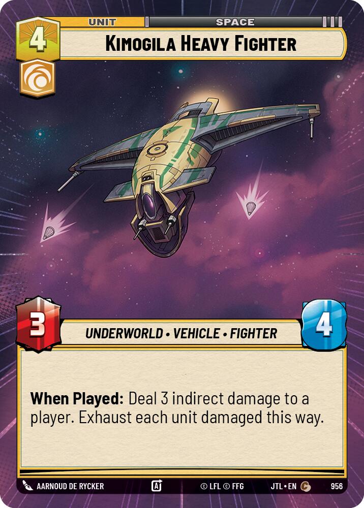 Kimogila Heavy Fighter (956) (Hyperspace Foil) (956) [Jump to Lightspeed] | Fandemonia Ltd