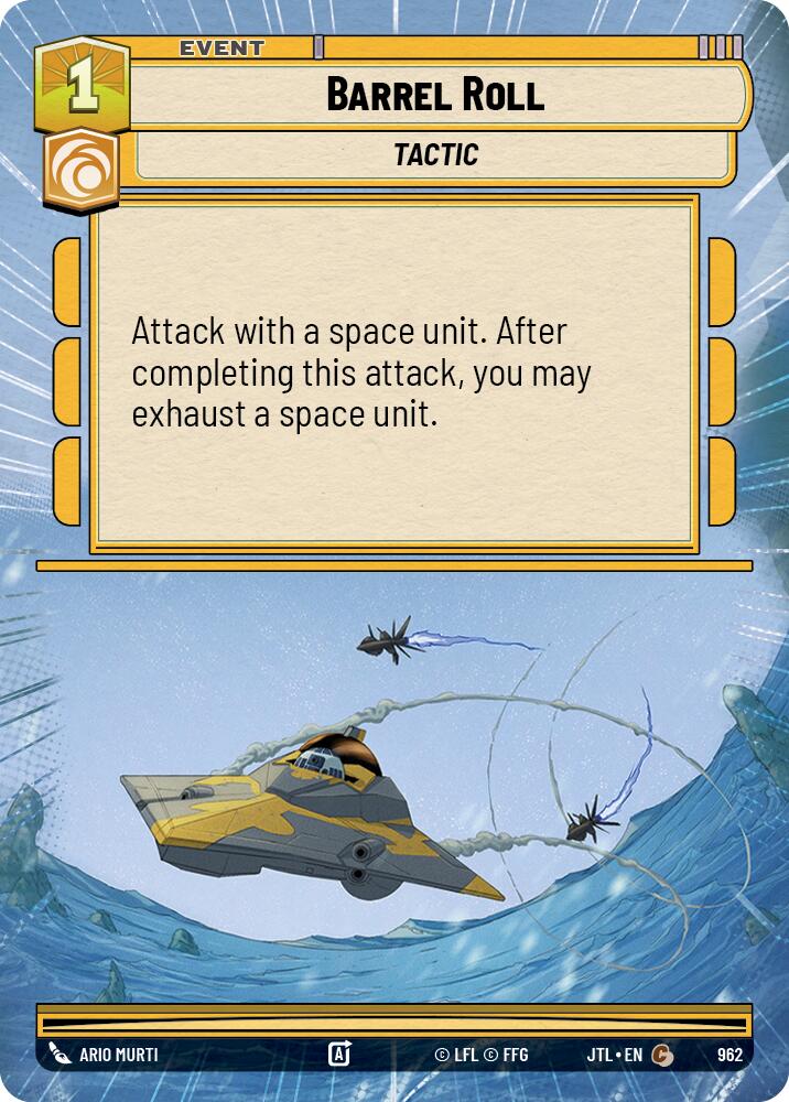 Barrel Roll (962) (Hyperspace Foil) (962) [Jump to Lightspeed] | Fandemonia Ltd