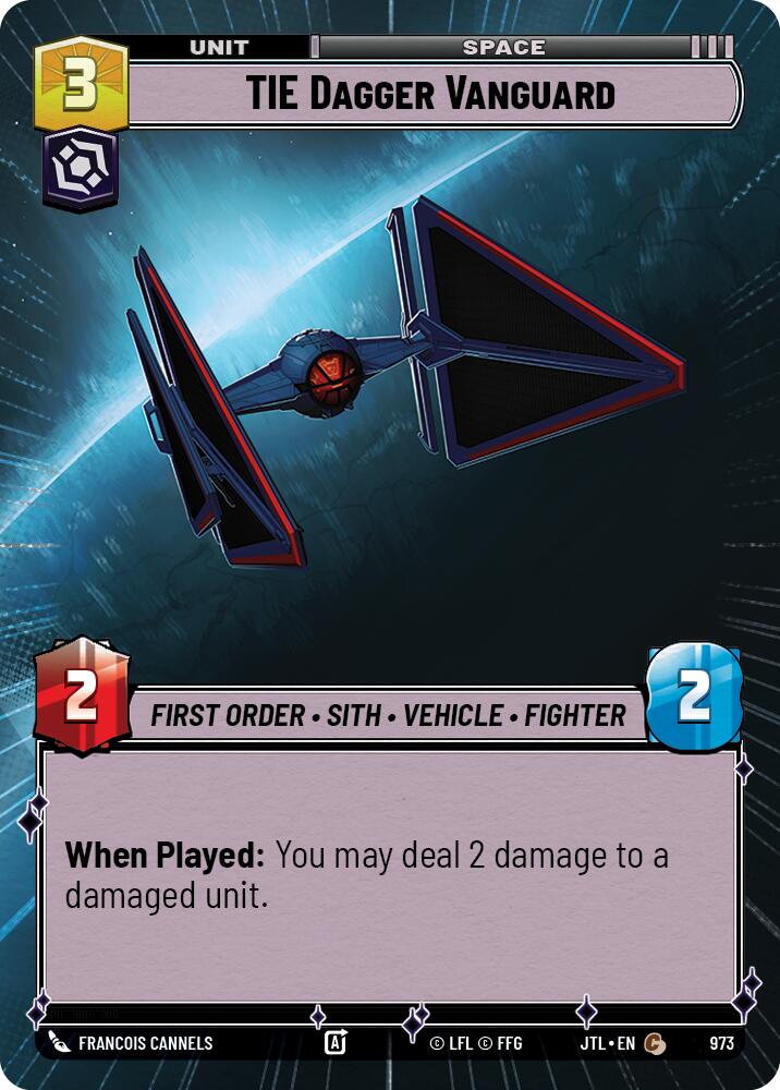 TIE Dagger Vanguard (973) (Hyperspace Foil) (973) [Jump to Lightspeed] | Fandemonia Ltd