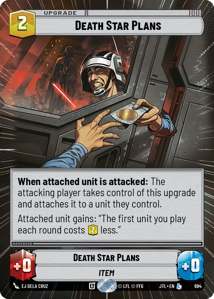 Death Star Plans (994) (Hyperspace Foil) (994) [Jump to Lightspeed] | Fandemonia Ltd