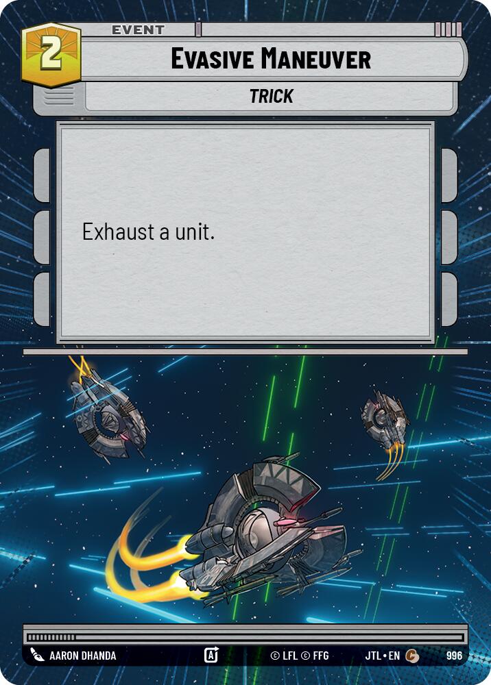 Evasive Maneuver (996) (Hyperspace Foil) (996) [Jump to Lightspeed] | Fandemonia Ltd