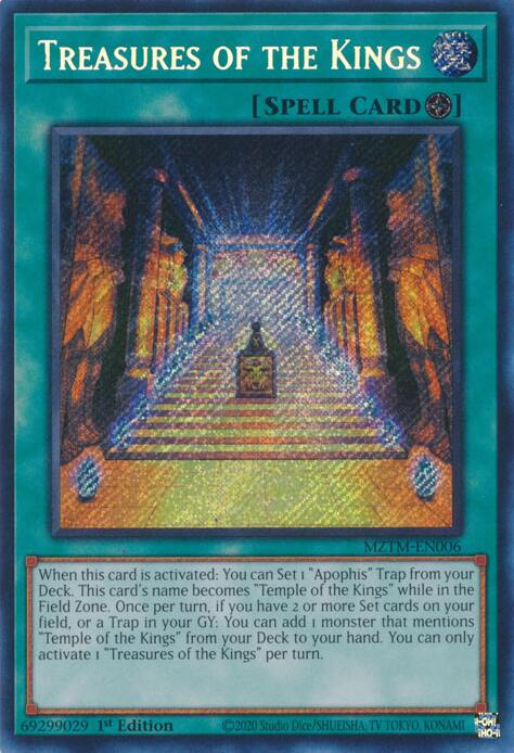 Treasures of the Kings [MZTM-EN006] Secret Rare | Fandemonia Ltd