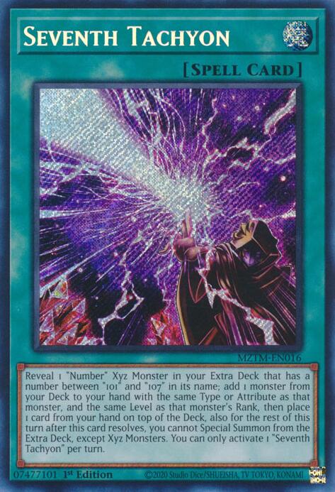 Seventh Tachyon [MZTM-EN016] Secret Rare | Fandemonia Ltd