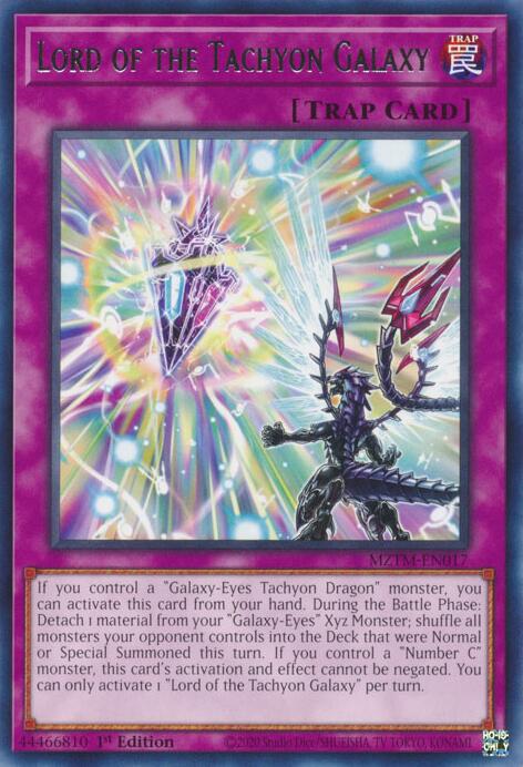 Lord of the Tachyon Galaxy [MZTM-EN017] Rare | Fandemonia Ltd