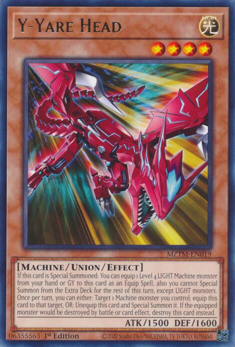 Y-Yare Head [MZTM-EN019] Rare | Fandemonia Ltd