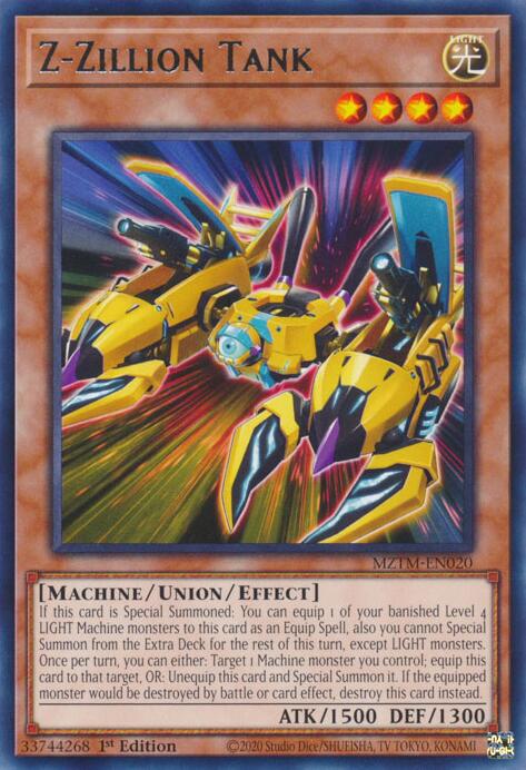 Z-Zillion Tank [MZTM-EN020] Rare | Fandemonia Ltd