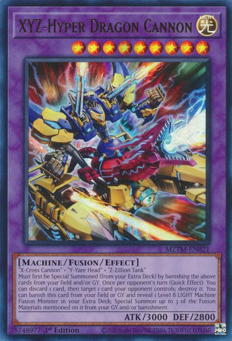 XYZ-Hyper Dragon Cannon [MZTM-EN021] Ultra Rare | Fandemonia Ltd