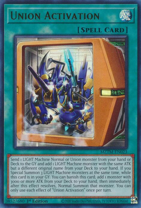 Union Activation [MZTM-EN023] Ultra Rare | Fandemonia Ltd