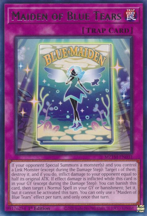 Maiden of Blue Tears [MZTM-EN031] Rare | Fandemonia Ltd