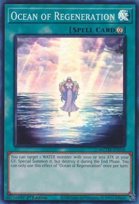 Ocean of Regeneration [MZTM-EN036] Super Rare | Fandemonia Ltd