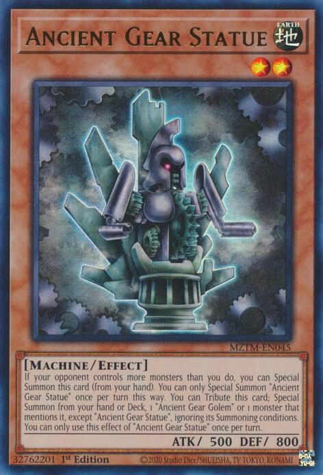 Ancient Gear Statue [MZTM-EN045] Ultra Rare | Fandemonia Ltd