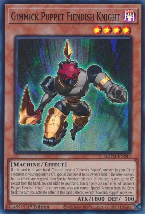 Gimmick Puppet Fiendish Knight [MZTM-EN047] Super Rare | Fandemonia Ltd