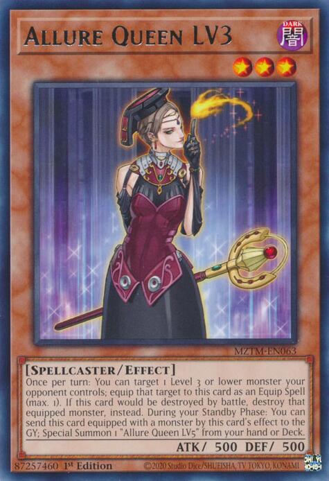 Allure Queen LV3 [MZTM-EN063] Rare | Fandemonia Ltd