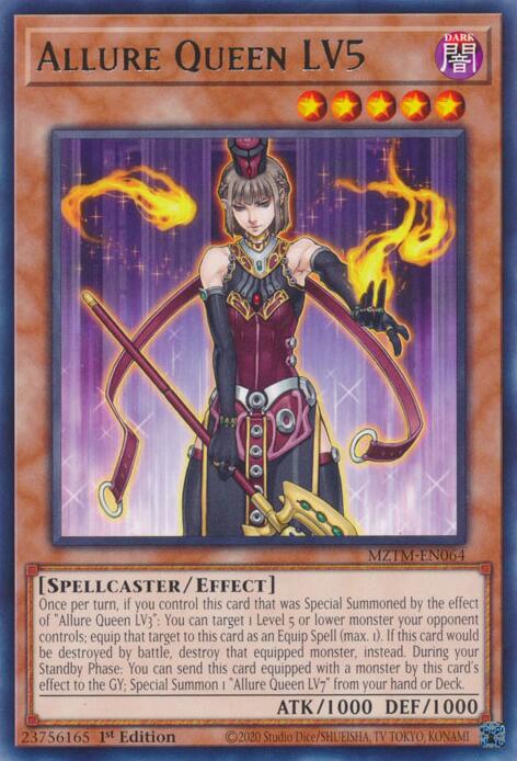 Allure Queen LV5 [MZTM-EN064] Rare | Fandemonia Ltd