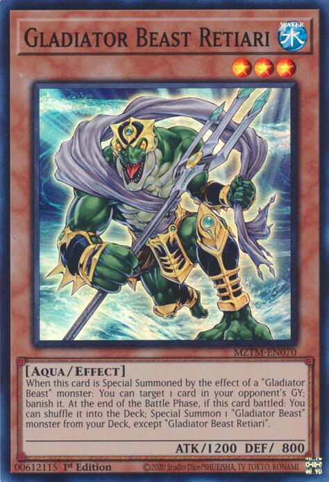 Gladiator Beast Retiari [MZTM-EN070] Super Rare | Fandemonia Ltd