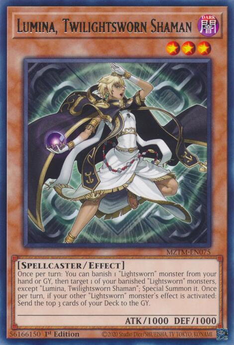Lumina, Twilightsworn Shaman [MZTM-EN075] Rare | Fandemonia Ltd