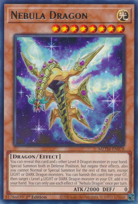 Nebula Dragon [MZTM-EN078] Rare | Fandemonia Ltd